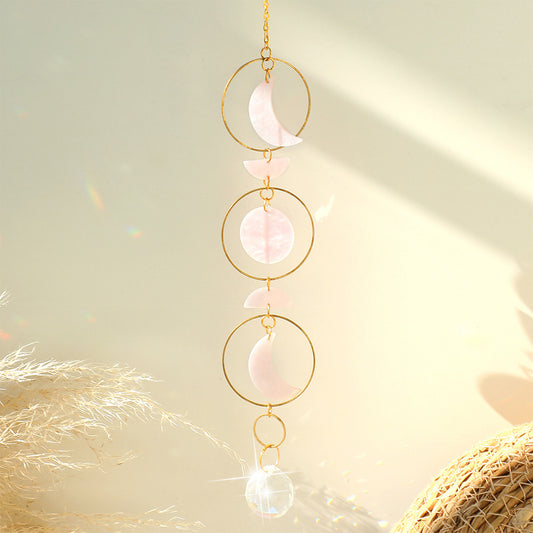 Sun And Moon Crystal Pendant Decoration