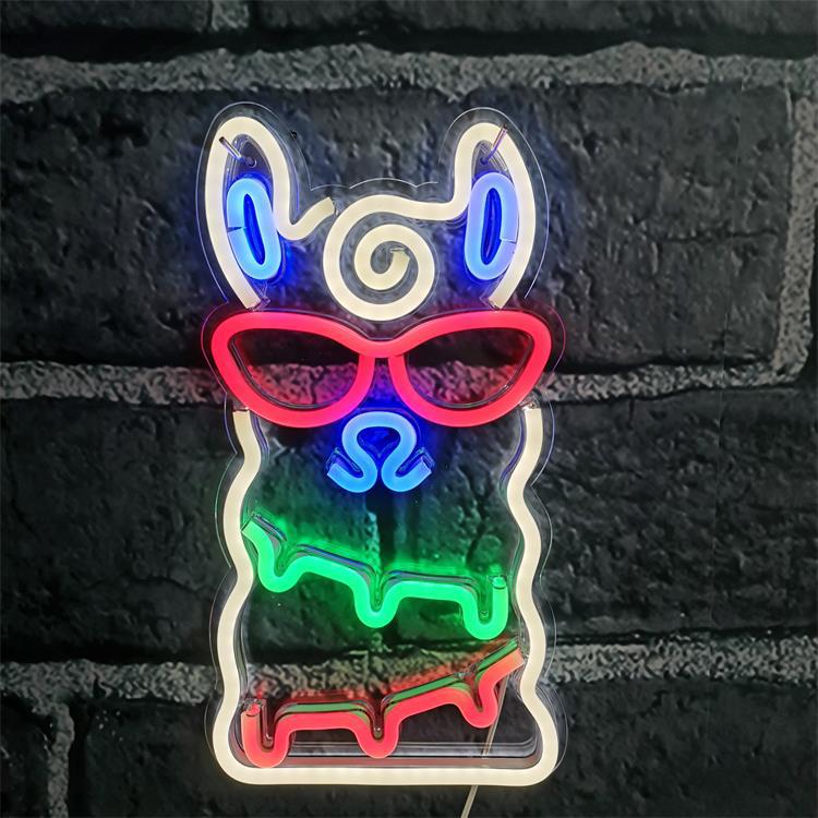 Alpaca Neon Decorate LED Light
