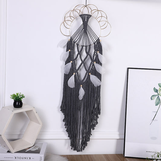 Feather Tassels Weave Wall Decoration