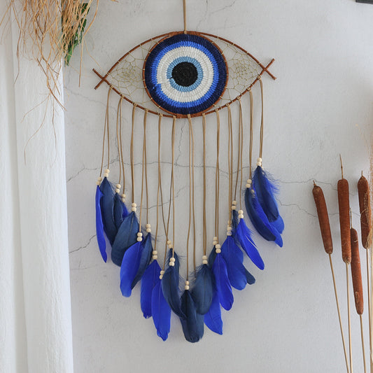 Eye Devil's Feather Weave Wall Decoration