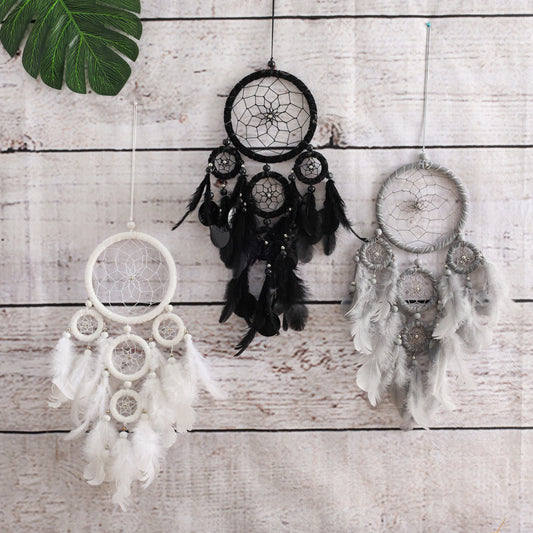 Feather Weave Tassels Dream Catcher