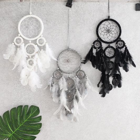 Feather Weave Tassels Dream Catcher