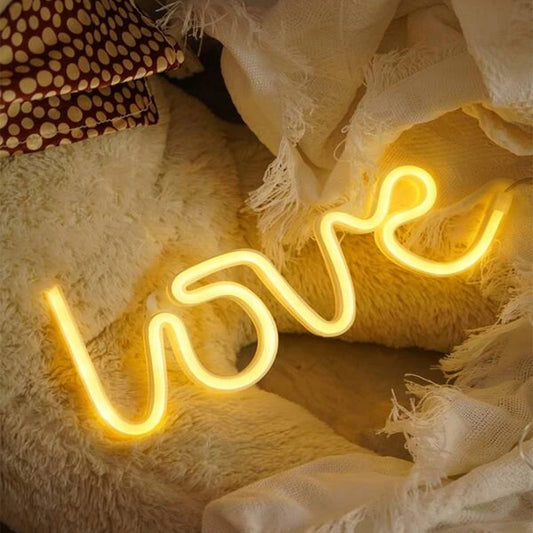 Love Neon Sign Lights Letter Design Led Neon Light For Home Decor