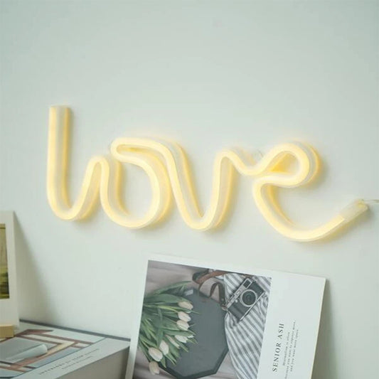 Love Neon Sign Lights Letter Design Led Neon Light For Home Decor