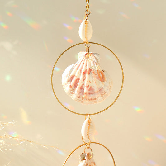 Acrylic Natural Shell Pendant Chain Decoration