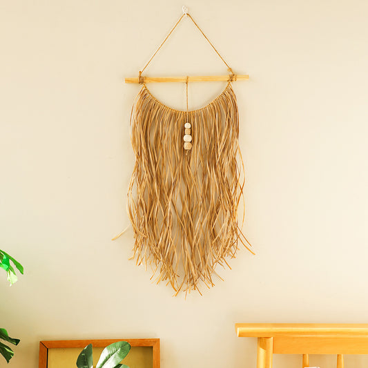 Bohemian Pure Color Simple Tassel Wall Decoration