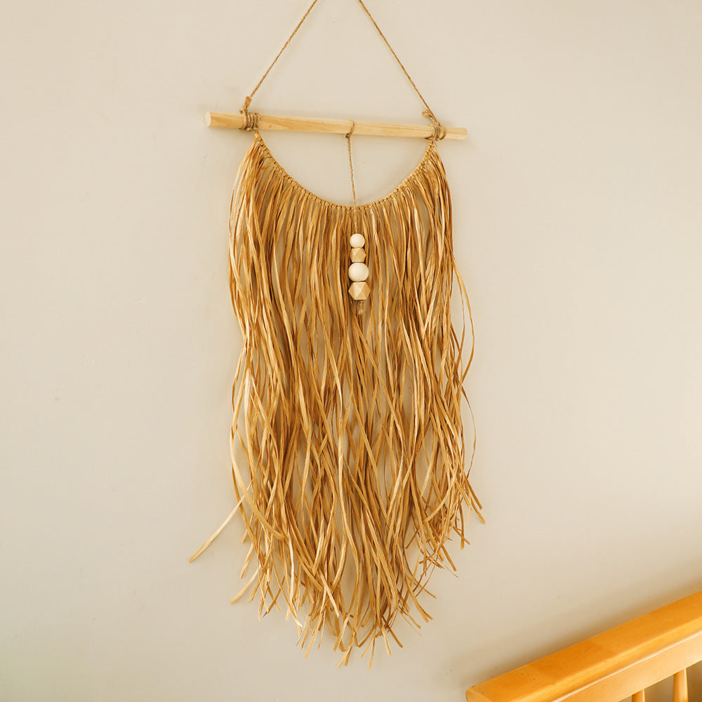 Bohemian Pure Color Simple Tassel Wall Decoration