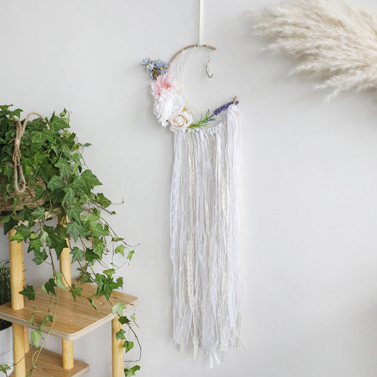 Flower Decorative Tassel Dream Catcher