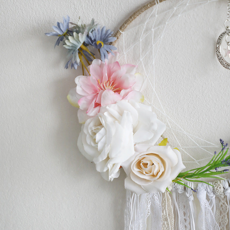 Flower Decorative Tassel Dream Catcher