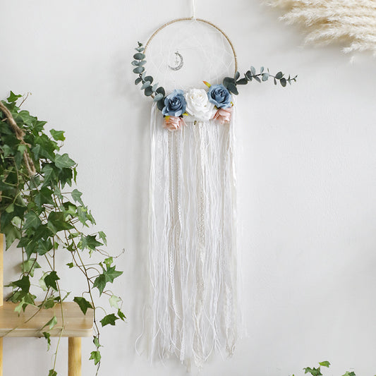 Flower Decorative Tassel Dream Catcher