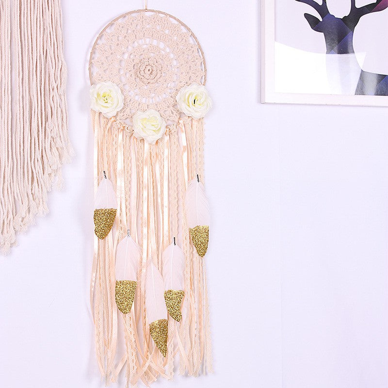 Feather Tassels Weave Dream Catcher