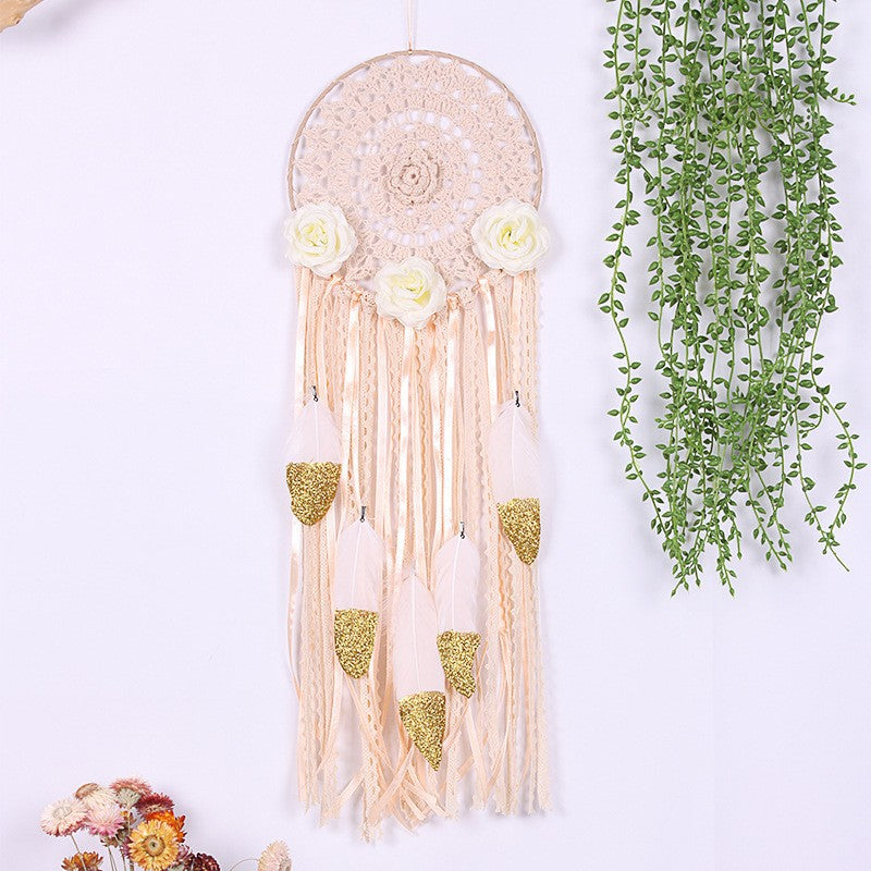 Feather Tassels Weave Dream Catcher