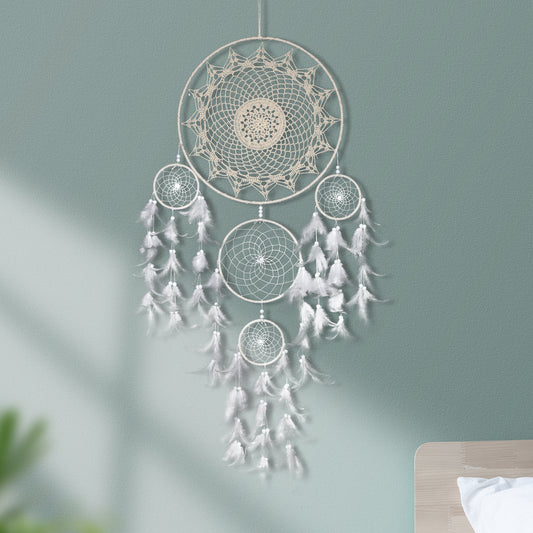 Macrame Feather  Dream Catcher Room Wall Hanging Decor