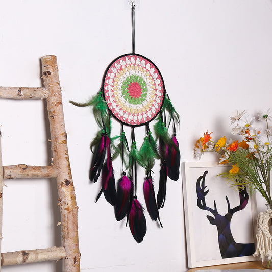 Weave Feather Retro Dream Catcher Decoration