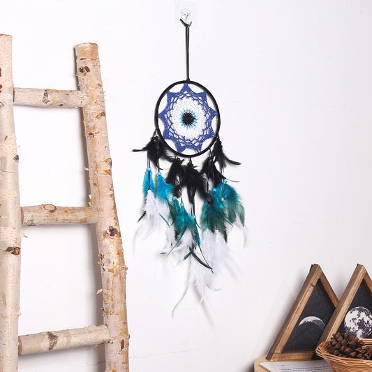 Devil's Eye Feather Weave Wall Decoration