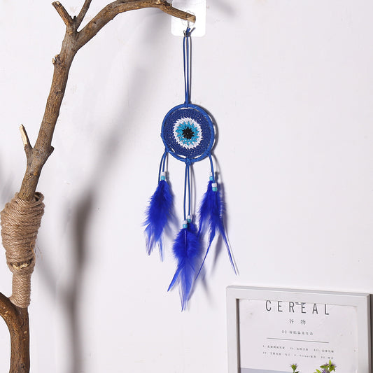 Devil's Style Feather Weave Dream Catcher Decoration