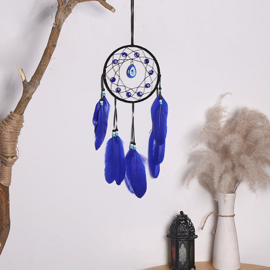 Retro Indian Style Feather Weave Dream Catcher Decoration