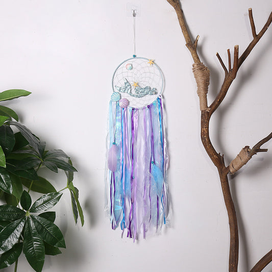 Feather Weave Dream Catcher Wall Decoration